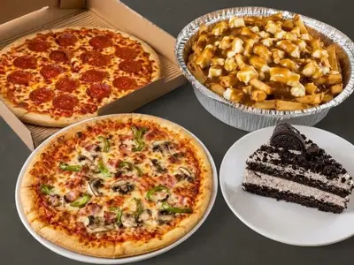 2 Pizzas COMBO DELUXE— 2x Moyenne