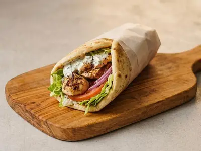 Pita / Wrap Souvlaki Porc
