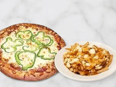 Combo B — Pizza Moyenne 12" + moyenne poutine